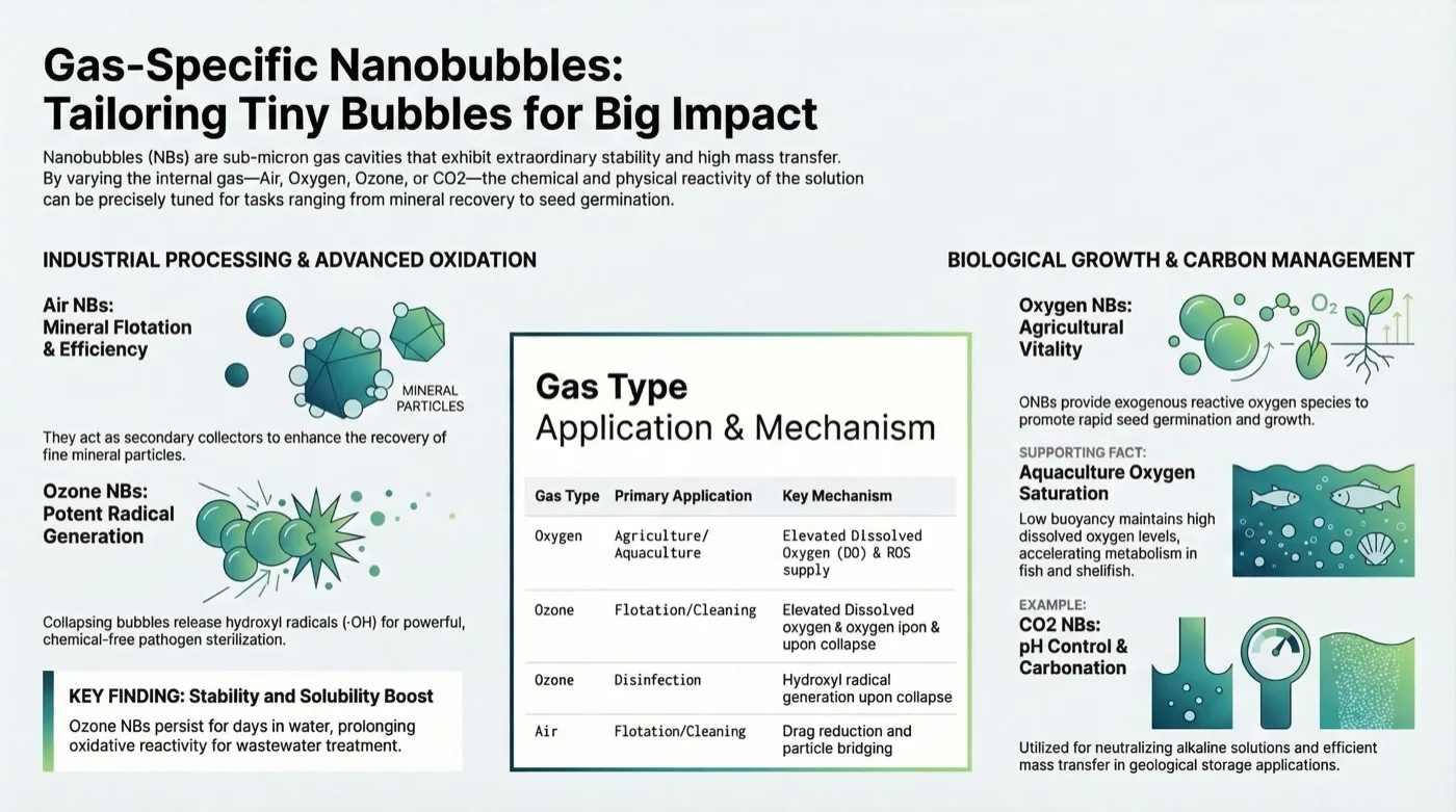 Influence of Gas Type on Applications