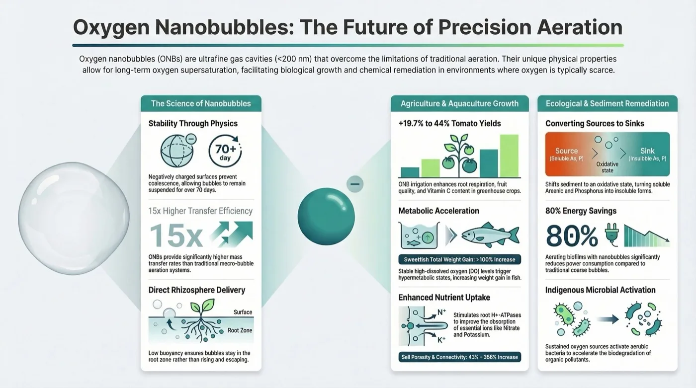 Oxygen Nanobubbles (O<sub loading=