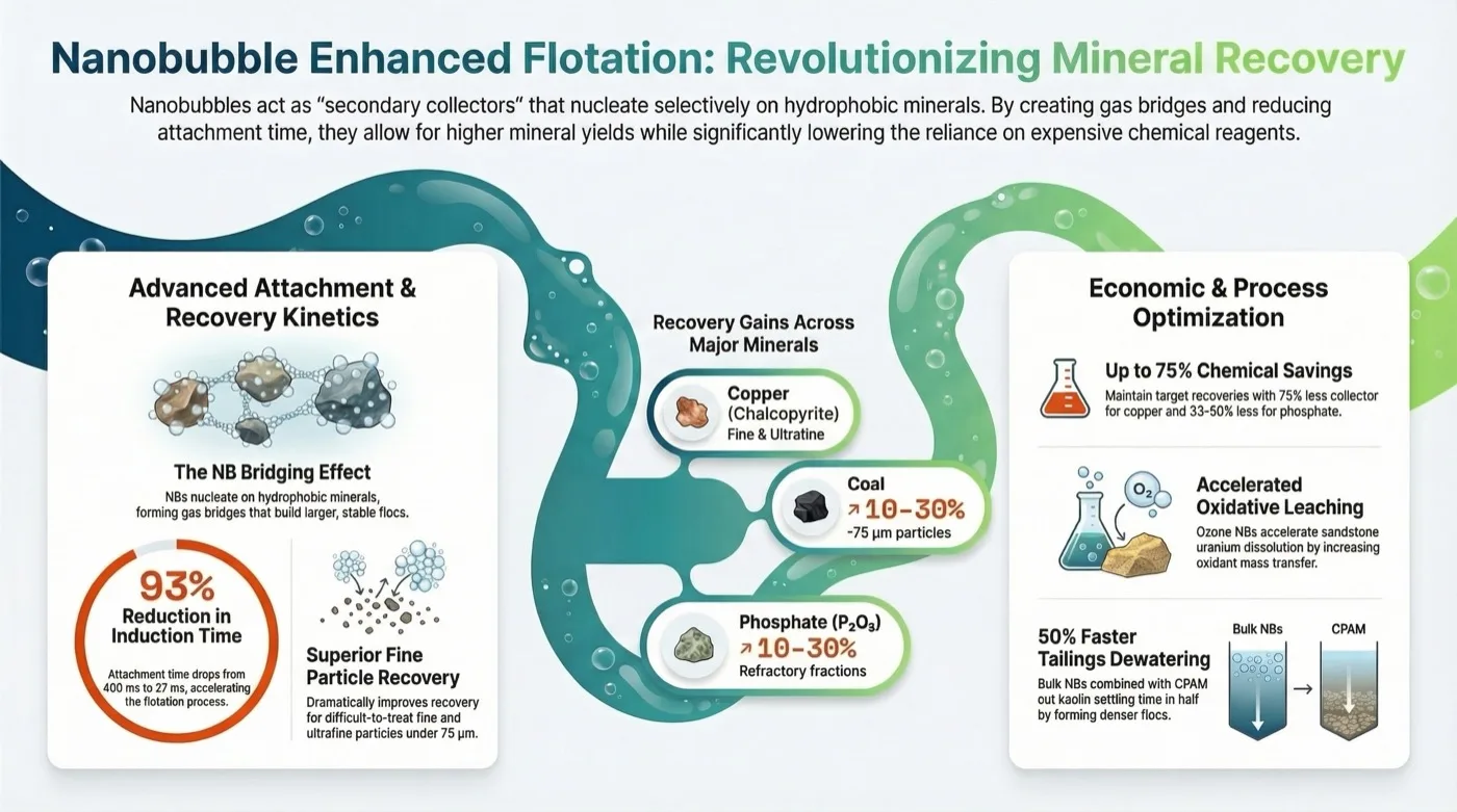 Nanobubble Enhanced Flotation Recovery
